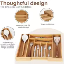 HausOrder™ – Organizador de Gavetas Expandível Premium